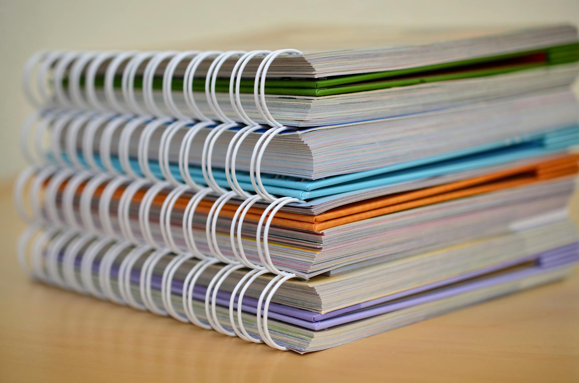 spiral notebooks